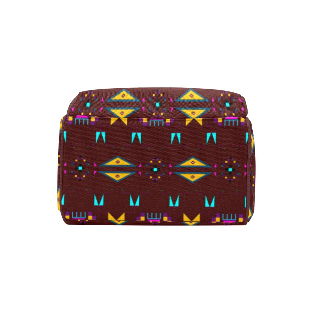 Rite of Passage Pemmican Berry Multi-Function Diaper Backpack