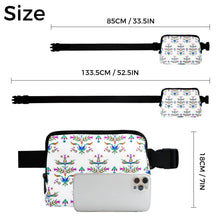 Load image into Gallery viewer, Dakota Damask White Belt Bag
