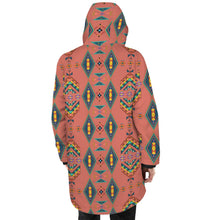 Load image into Gallery viewer, Travois Tipi Canyon Earth Unisex Sherpa Lined Hooded Coat
