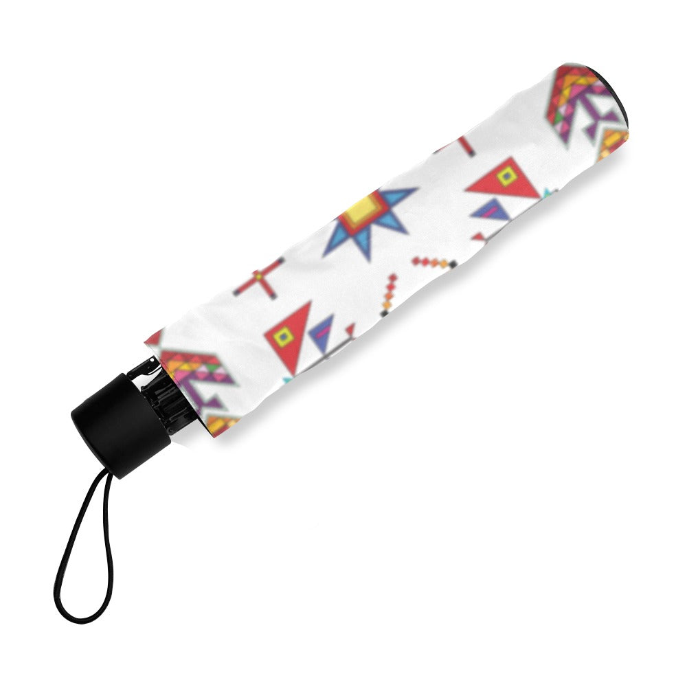 Scattered Generations White Foldable Umbrella
