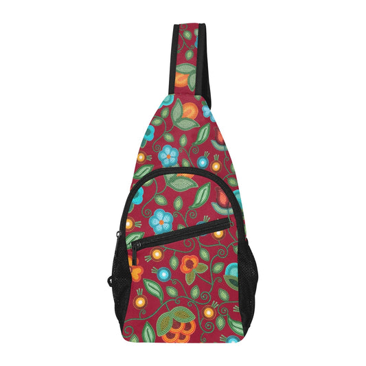 Prairie Fire Petals Red Chest Bag