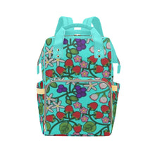 Load image into Gallery viewer, Takwakin Harvest Turquoise Multi-Function Diaper Backpack/Diaper Bag
