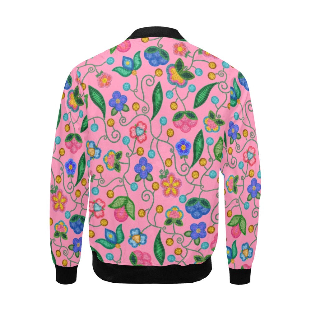 Skyberry Serenade Pink Bomber Jacket
