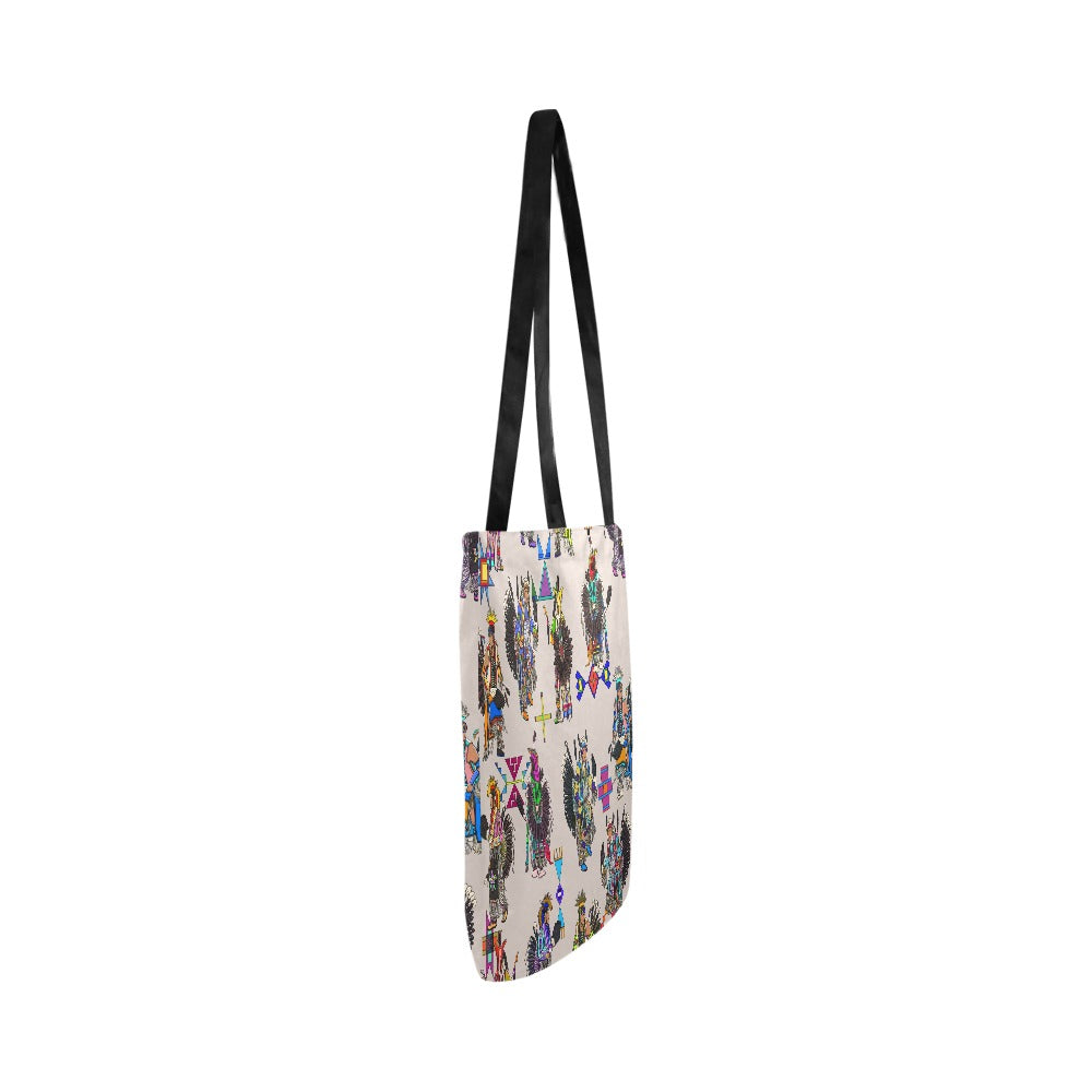 Men's Tradish Dancers Muslin White Reusable Shopping Bag