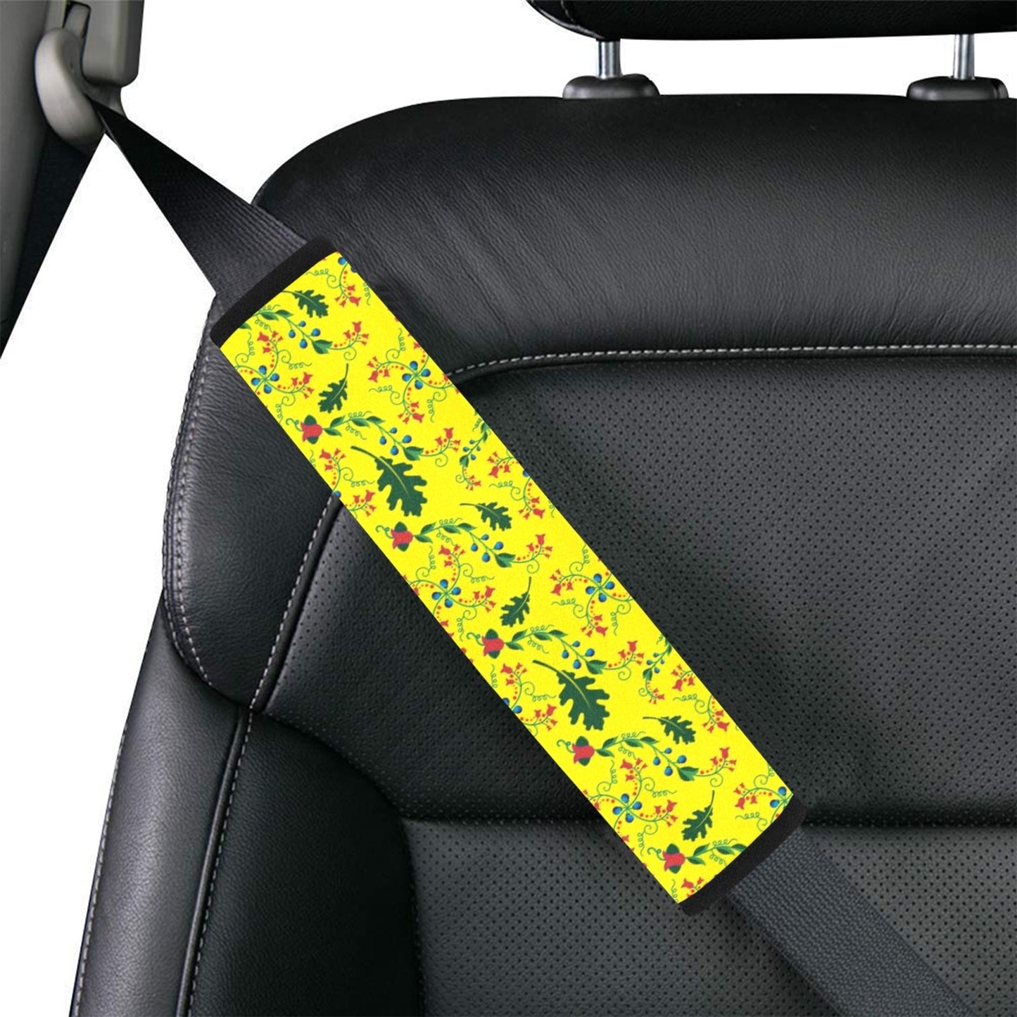 Vine Life Lemon Car Seat Belt Cover