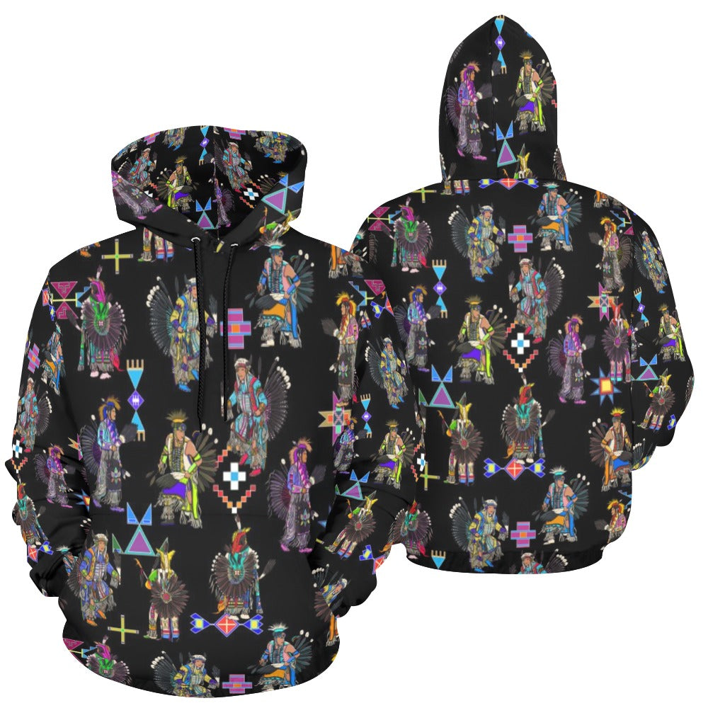 Men's Tradish Dancers Black Hoodie for Men