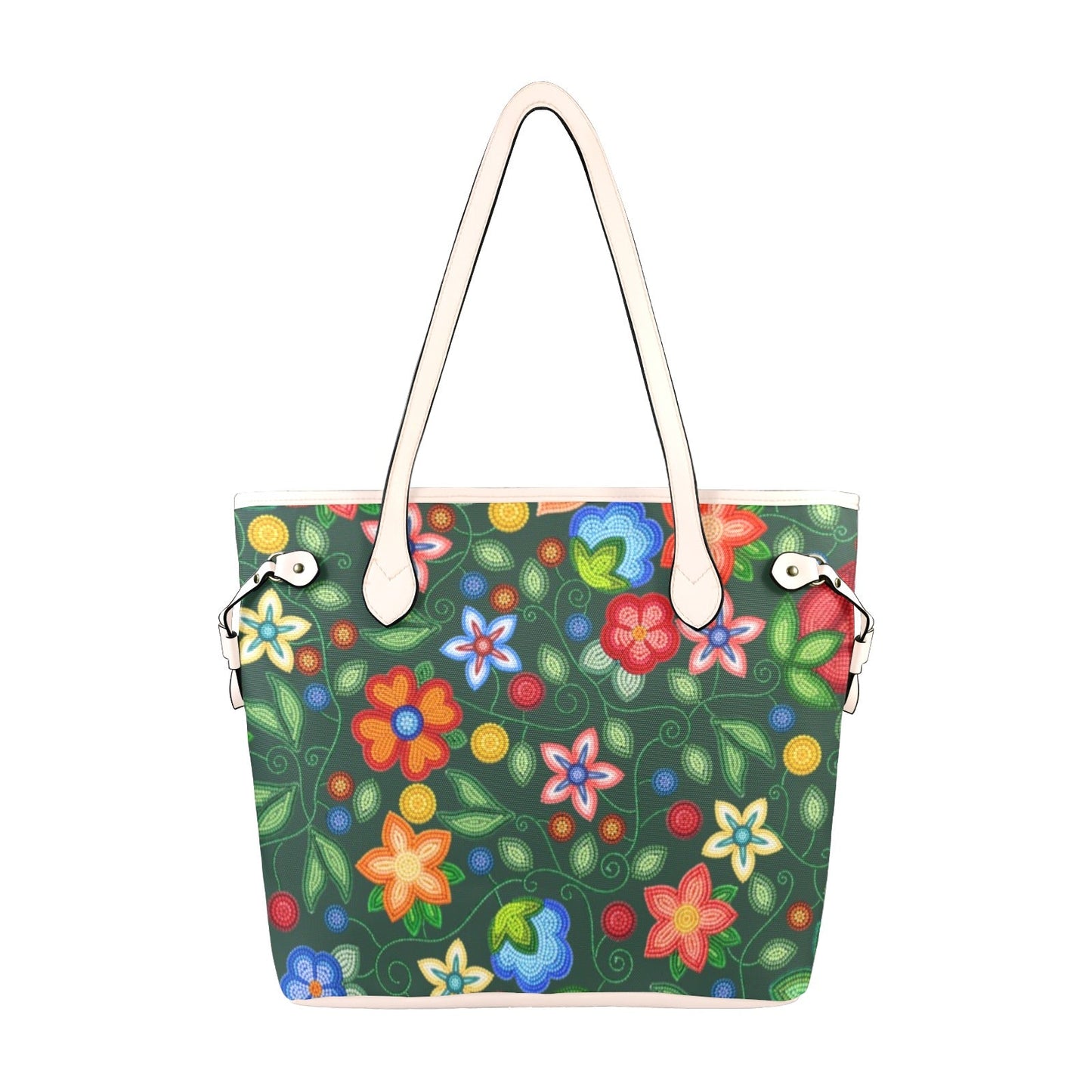 Morning Harmony Forest Clover Canvas Tote