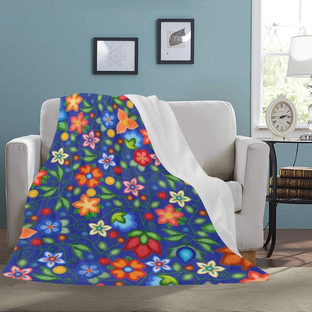 Morning Harmony Sapphire X-Large Micro Fleece Blanket