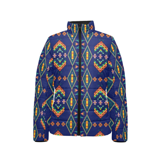 Travois Tipi Blue Stand Collar Jacket