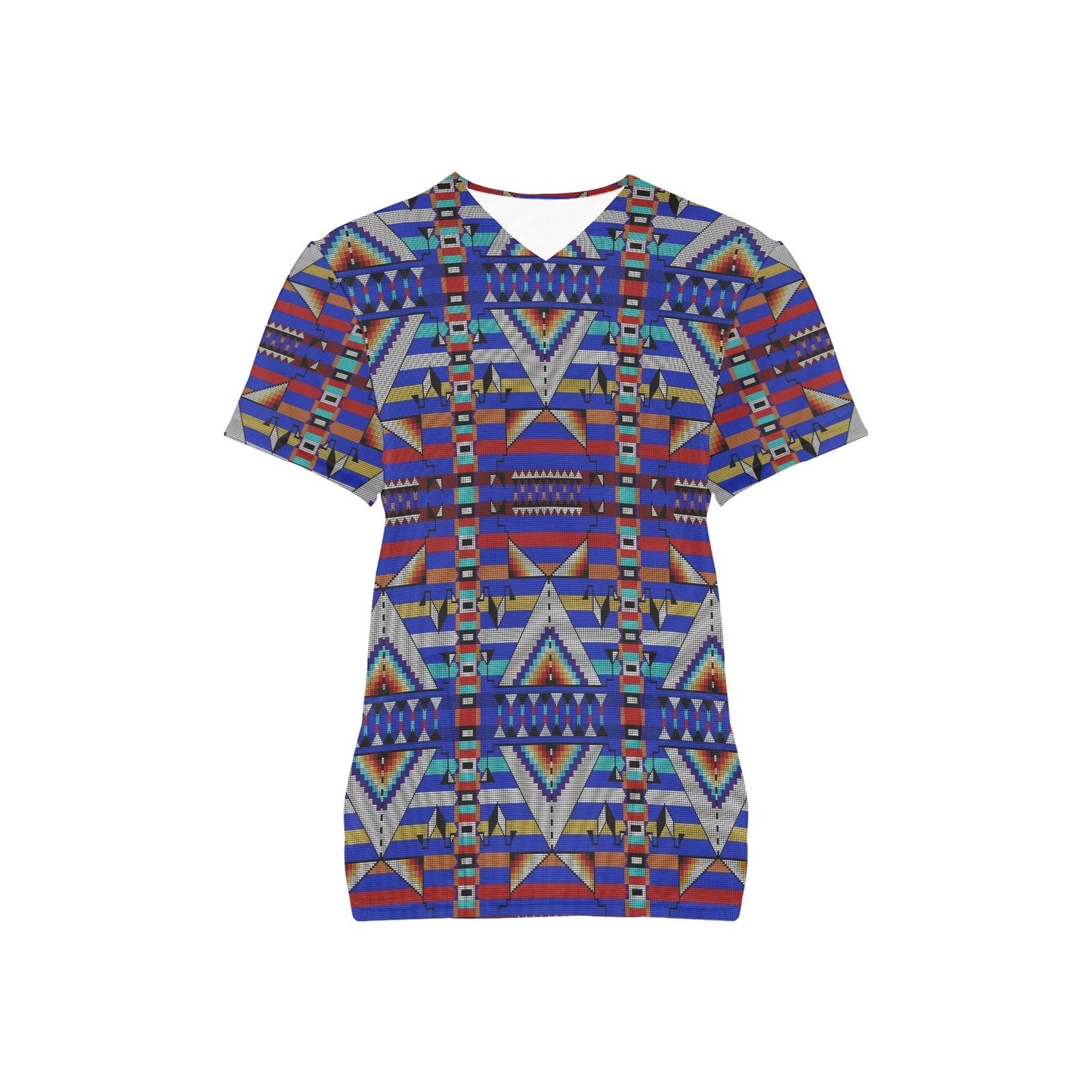 Medicine Blessing Blue Scrub Top