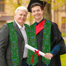 Load image into Gallery viewer, Dakota Damask Green Graduation Stole
