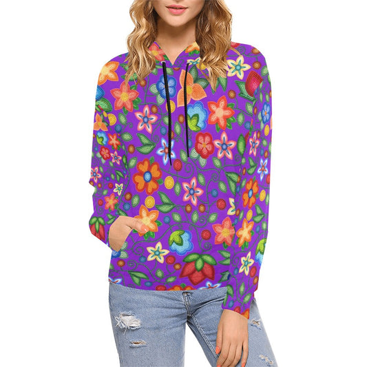 Morning Harmony Purple Hoodie for Women