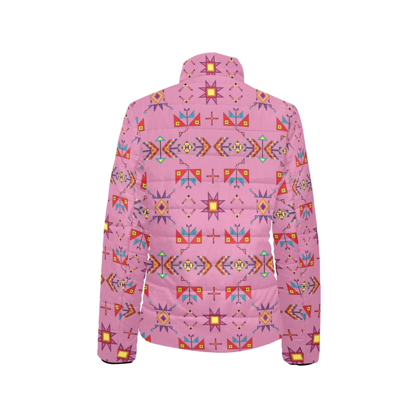 Scattered Generations Pink Women's Padded Jacket