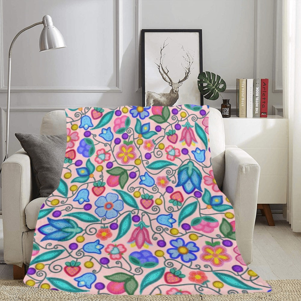 Sweet Offering Pink X-Large Micro Fleece Blanket