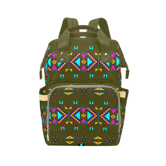 Rite of Passage Olive Multi-Function Diaper Backpack