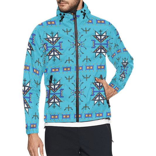 Eagle Strike Blue Men's Windbreaker