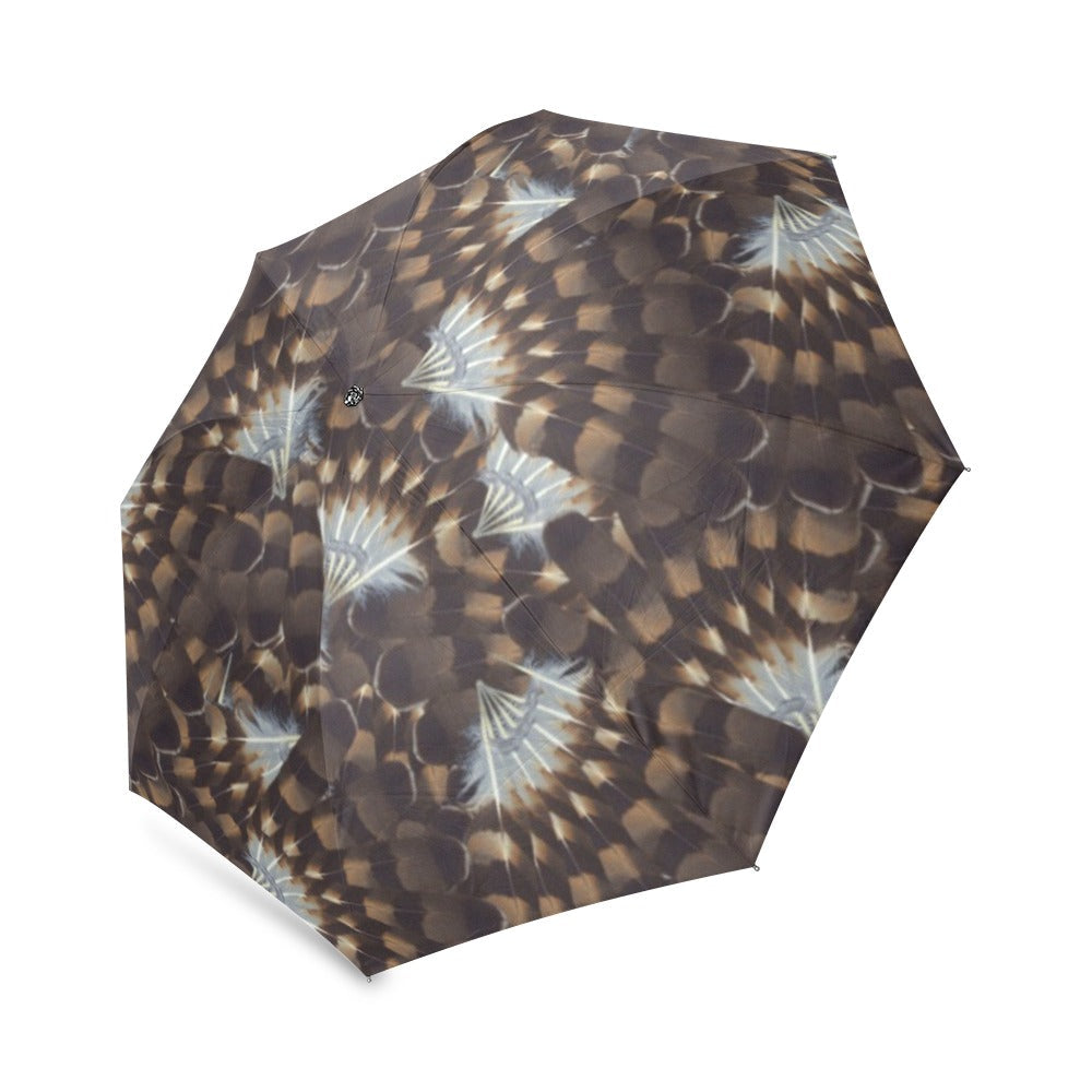 Hawk Feathers Foldable Umbrella