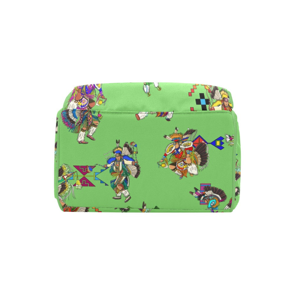 Men's Fancy Dancers Grass Multi-Function Diaper Backpack