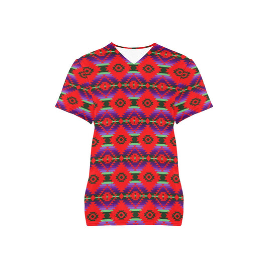 Cree Confederacy Chicken Dance Scrub Top