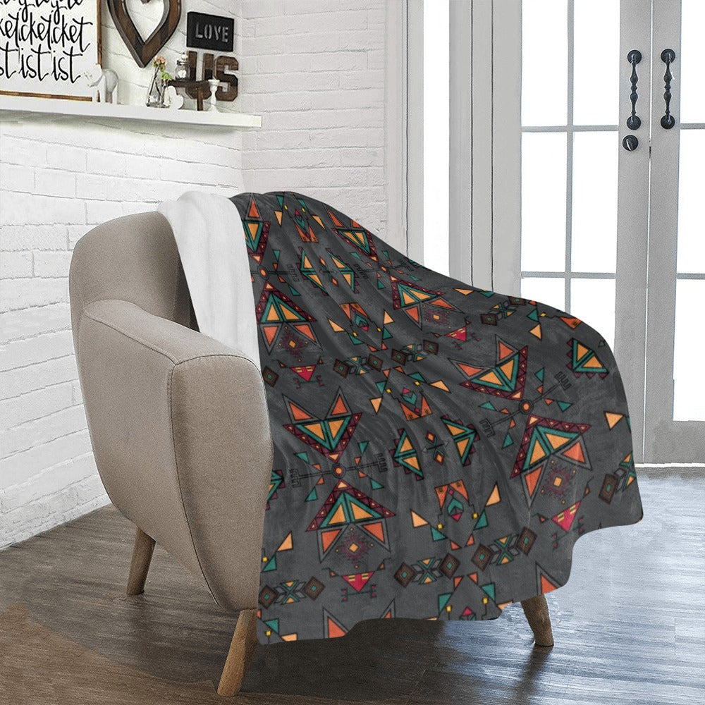 Arrow dawn Gray Ultra-Soft Micro Fleece Blanket 40"x50"