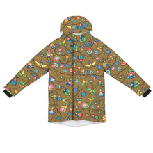 Load image into Gallery viewer, Prairie Plains Spirit Fall Leaves Unisex Sherpa Lined Hooded Coat
