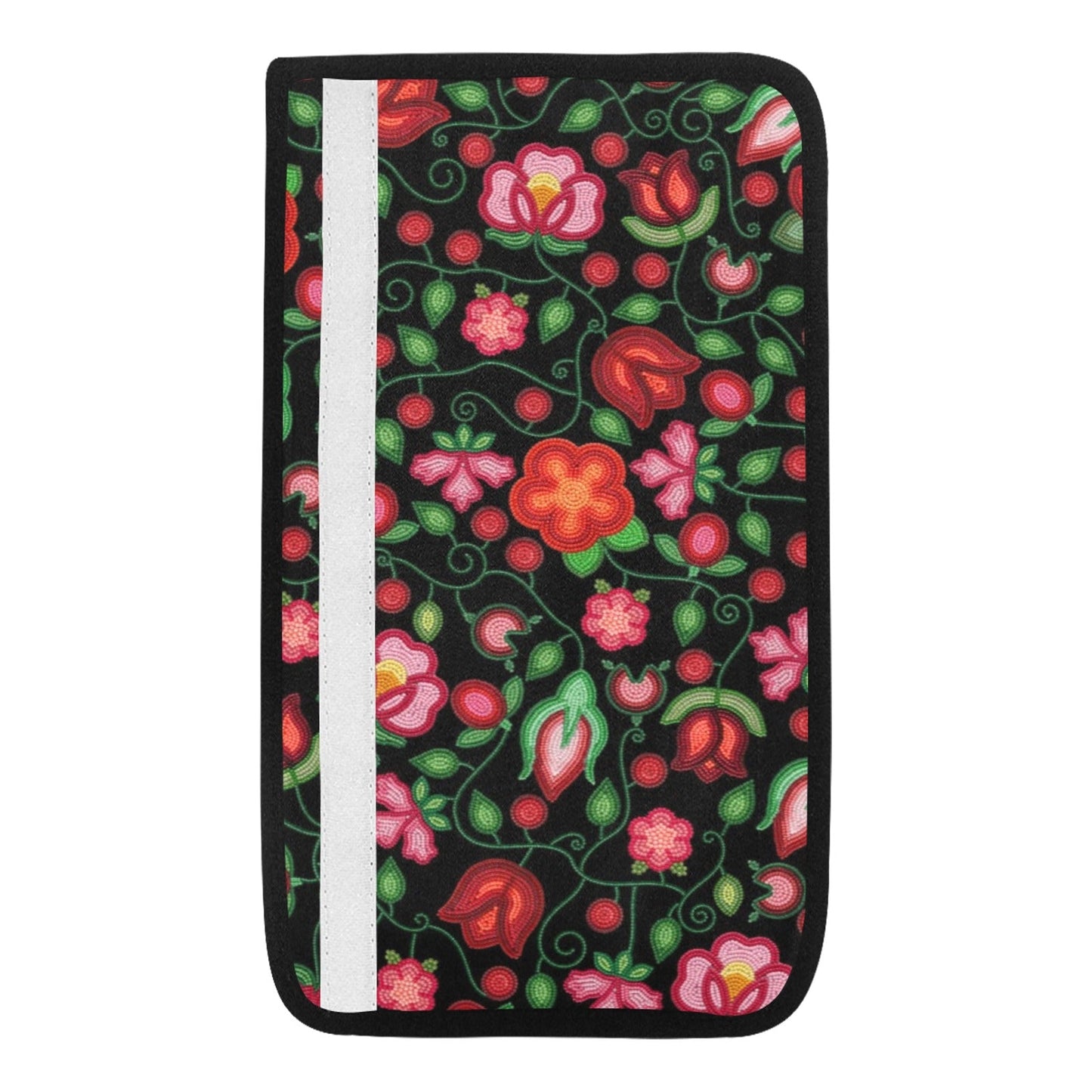 Rose Reverie Black Seat Belt Cover