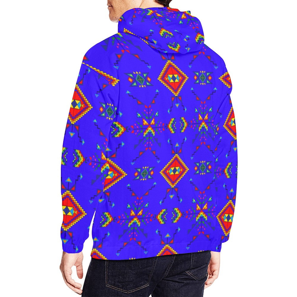 Buffalo Jump Blue Hoodie for Men