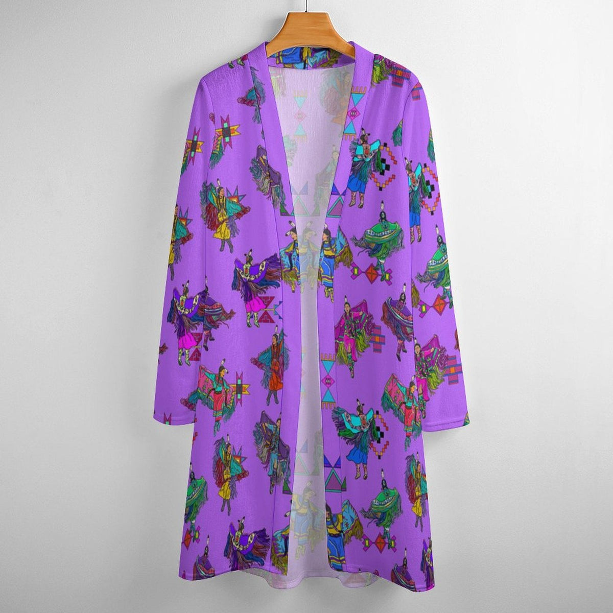 Women's Fancy Dancers Purple Cardigan