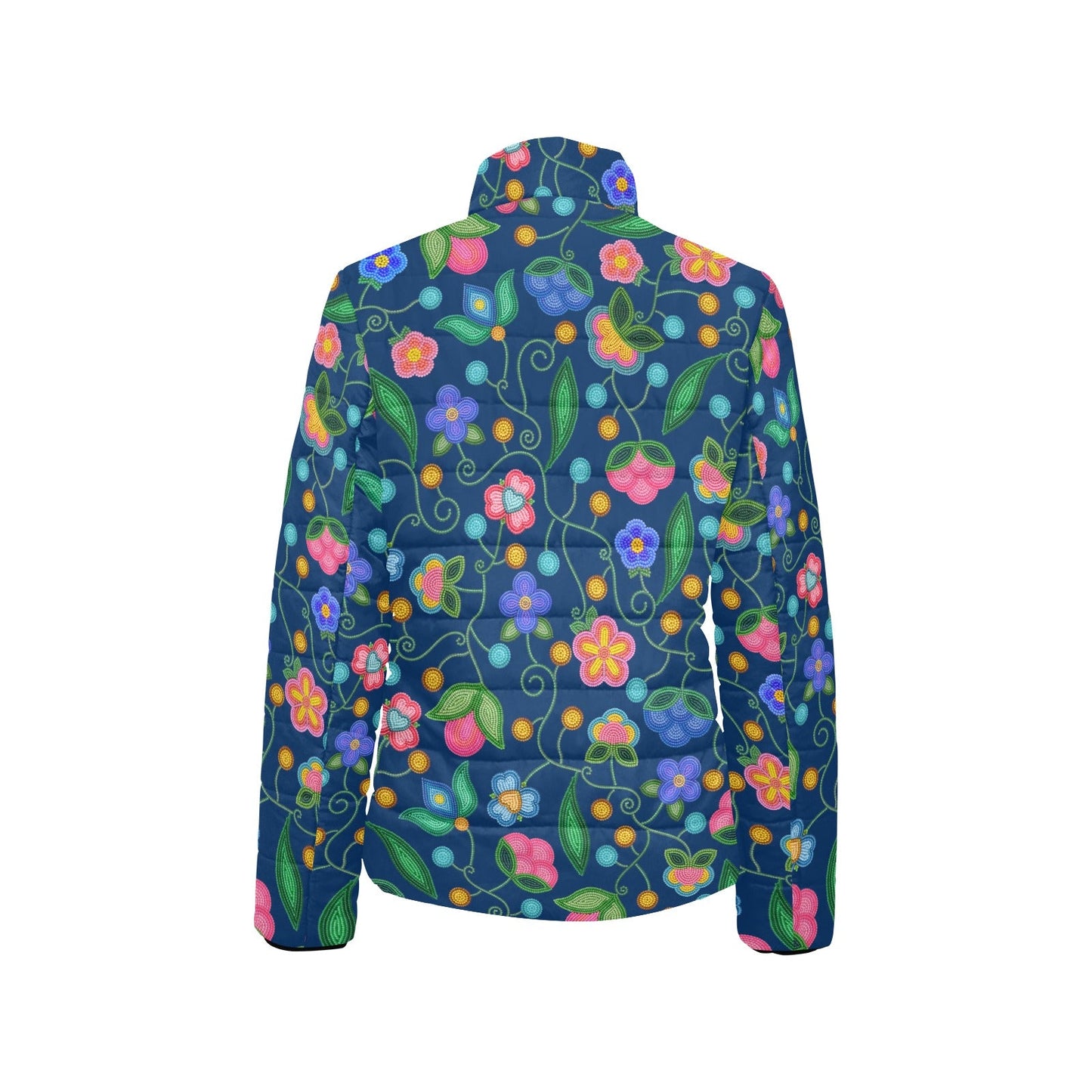 Skyberry Serenade Navy Stand Collar Jacket