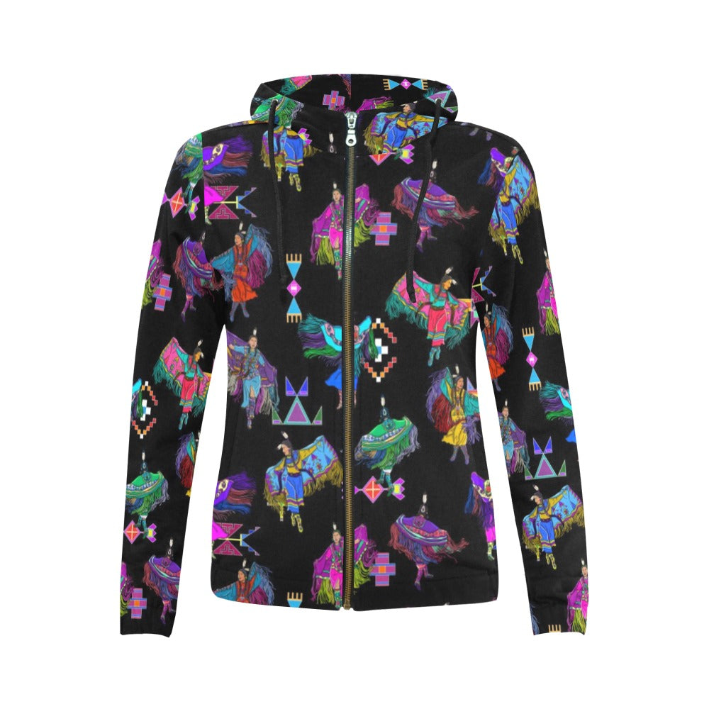 Women's Fancy Dancers Full Zip Hoodie for Women