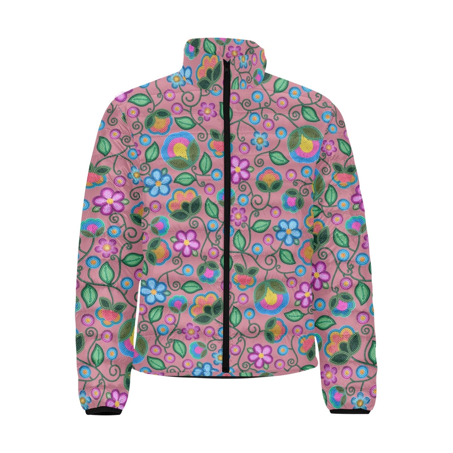 Turquoise Sunbeam Peach Padded Jacket