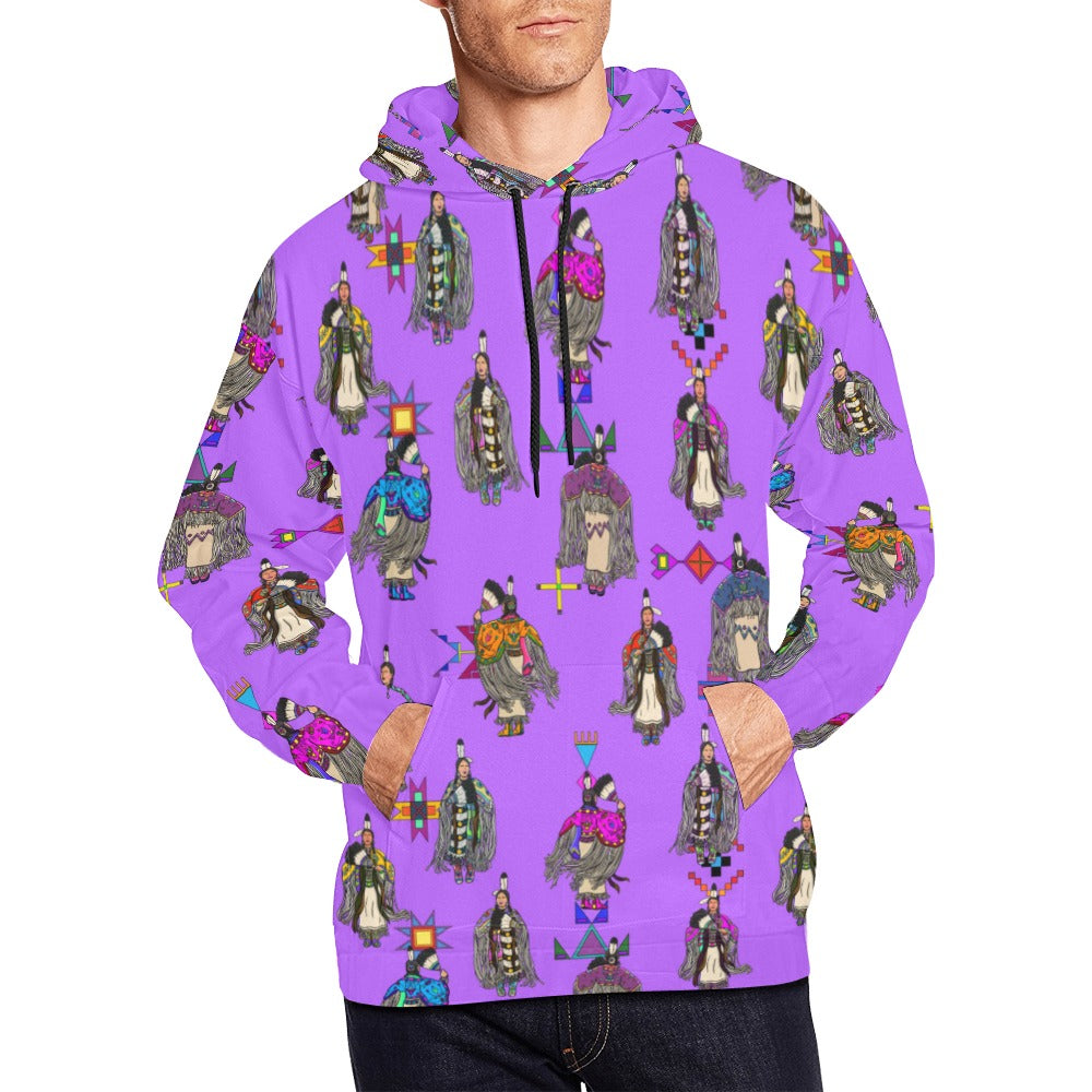 Women's Tradish Dancers Purple Hoodie for Men