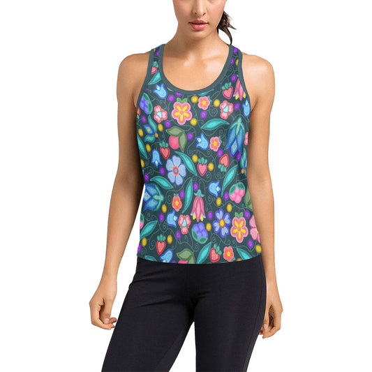 Sweet Offering Dark Teal Racerback Tank Top