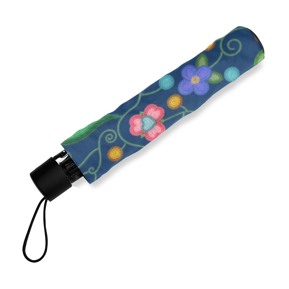 Skyberry Serenade Navy Foldable Umbrella