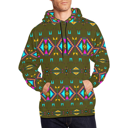 Rite of Passage Olive Hoodie for Men