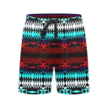 Load image into Gallery viewer, In Between Two Worlds Men&#39;s Mid-Length Beach Shorts
