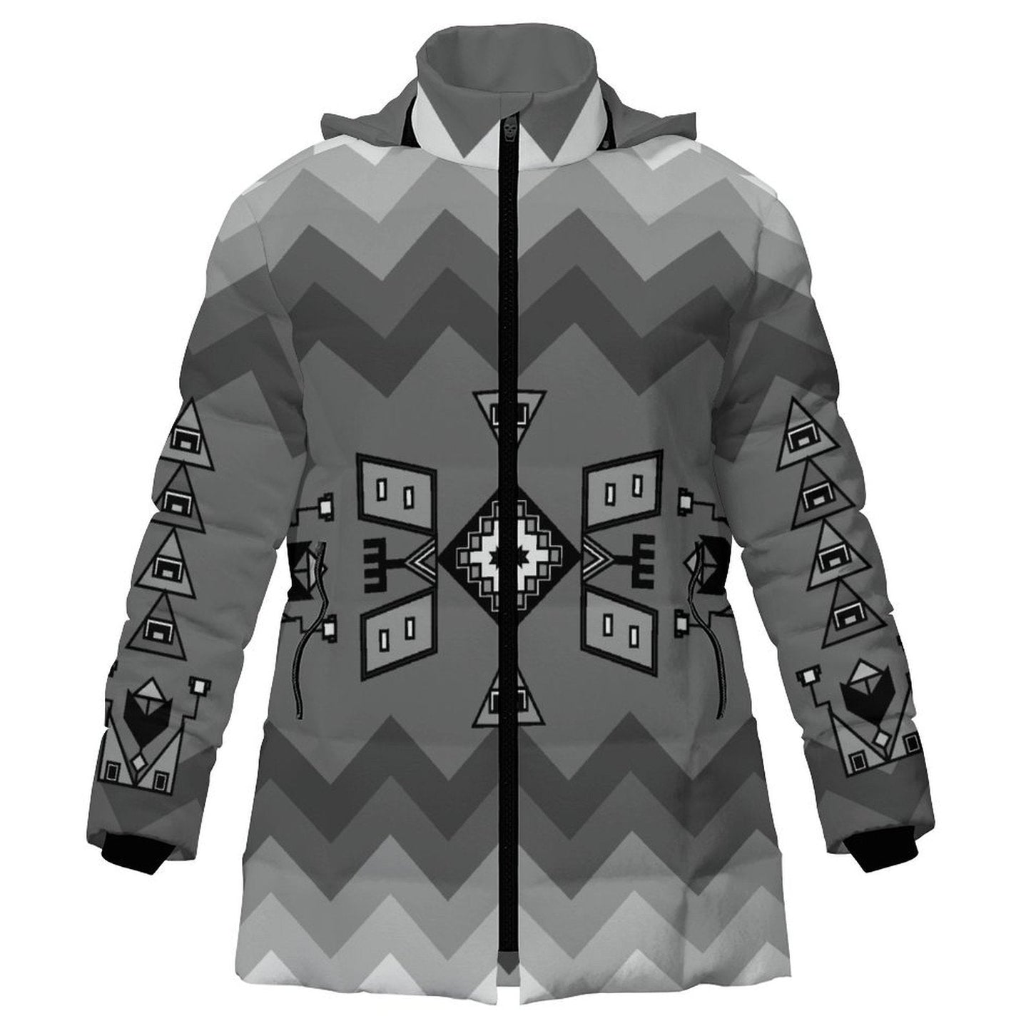 Thunder Drum Women's Hooded Puffer Coat