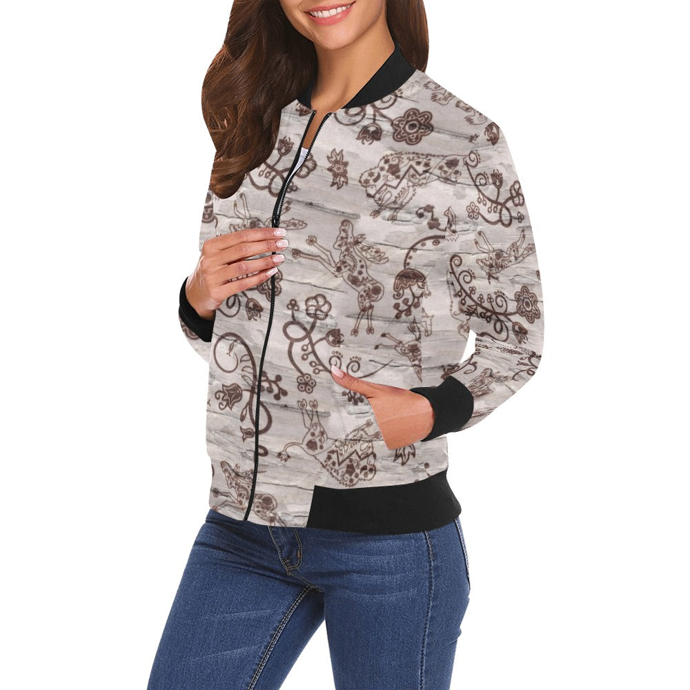 Forest Medley Bomber Jacket for Women