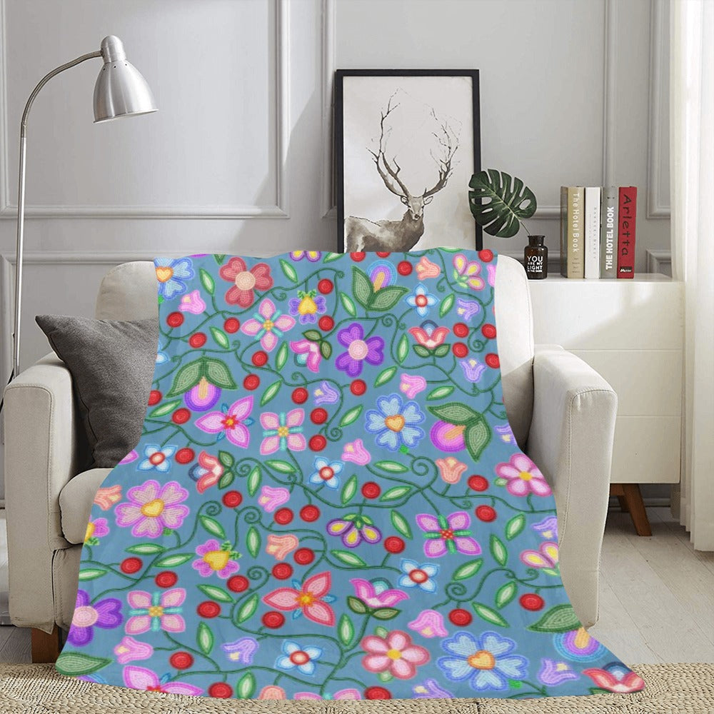 Petal Harmony River X-Large Micro Fleece Blanket