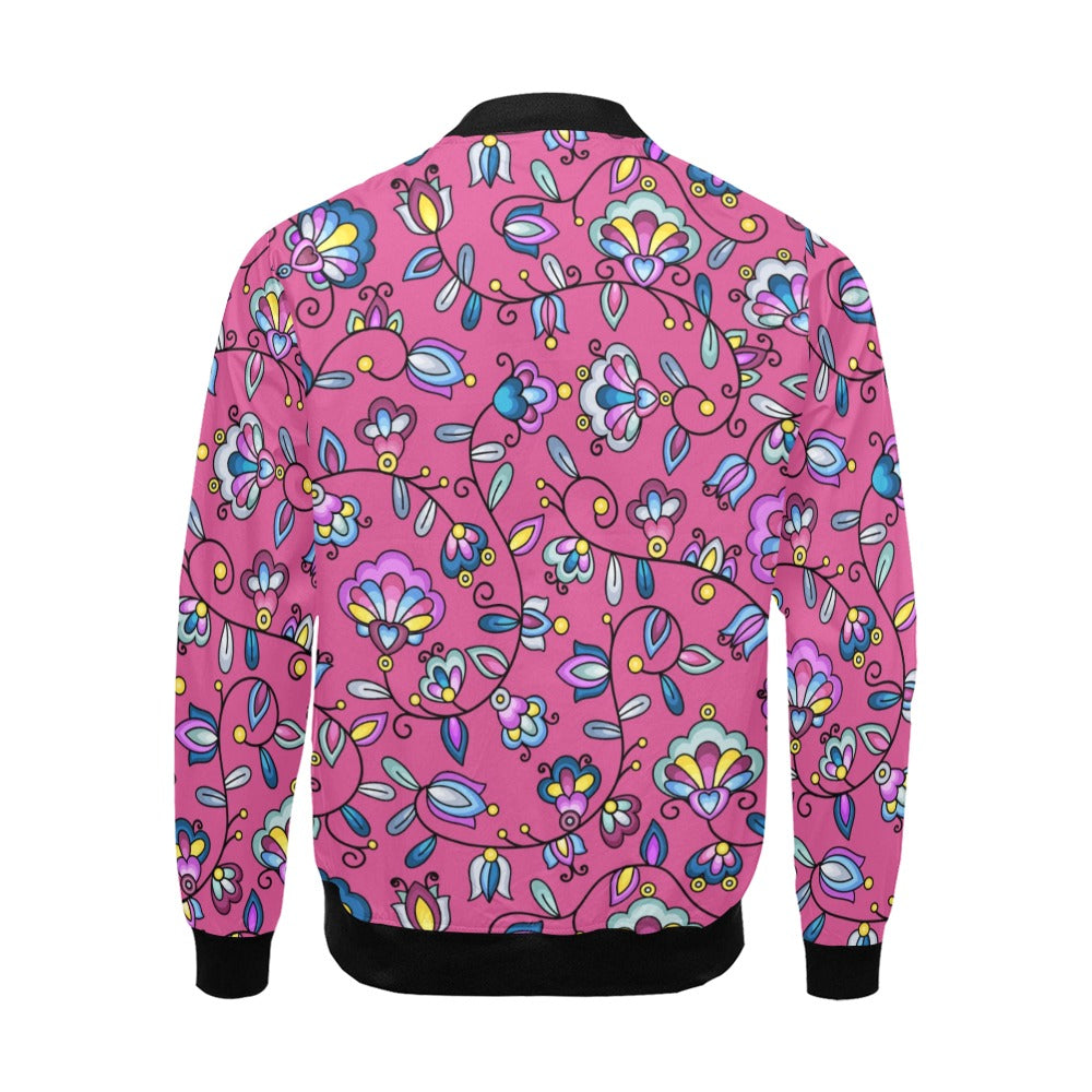 Autumn Bundle Blessing Pink Bomber Jacket for Men