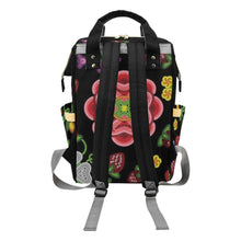 Load image into Gallery viewer, Berry Pop Midnight Multi-Function Diaper Backpack/Diaper Bag
