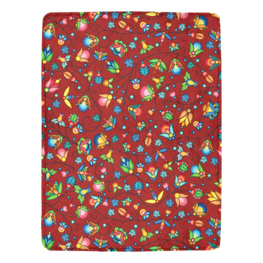 Prairie Plains Spirit Red X-Large Micro Fleece Blanket