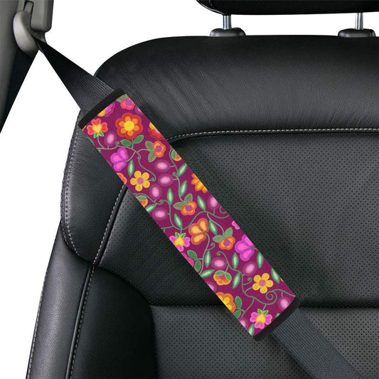 Boreal Bounty Dark Magenta Seat Belt Cover