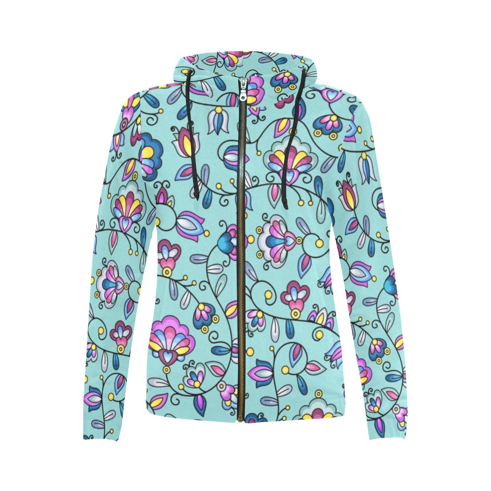 Autumn Bundle Blessing Full Zip Hoodie for Women