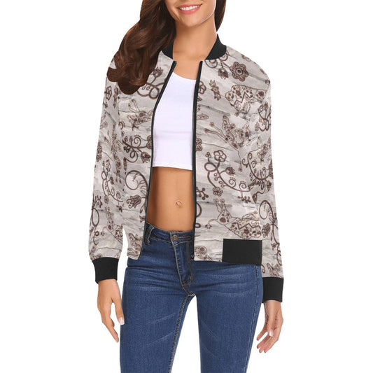 Forest Medley Bomber Jacket for Women