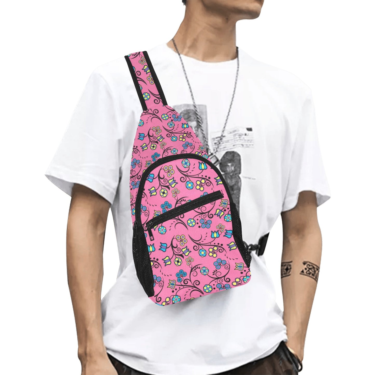 Blue Trio Chest Bag