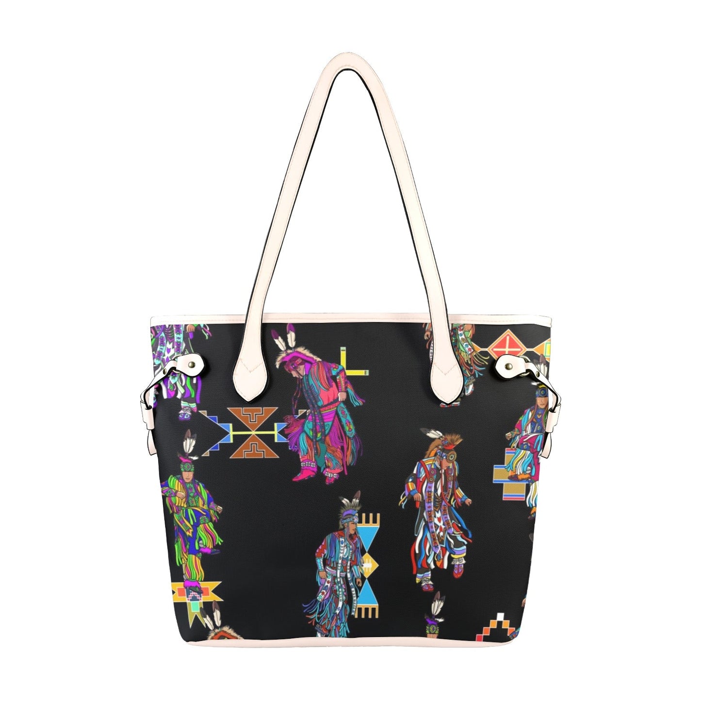 Men's Grass Dancers Black Clover Canvas Tote Bag