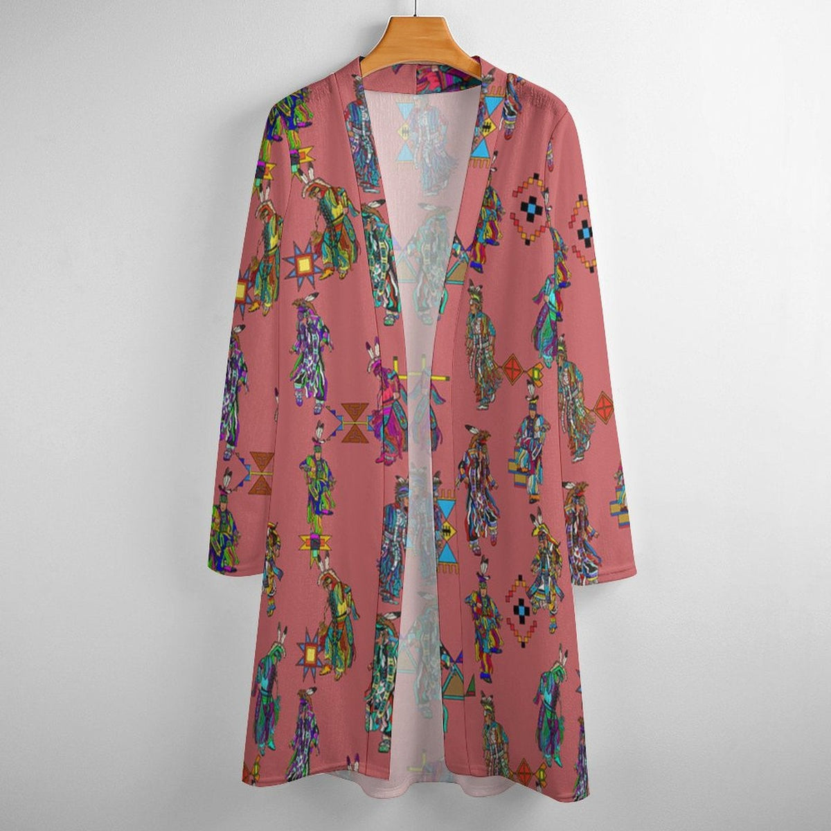 Men's Grass Dancers Terra Cotta Cardigan