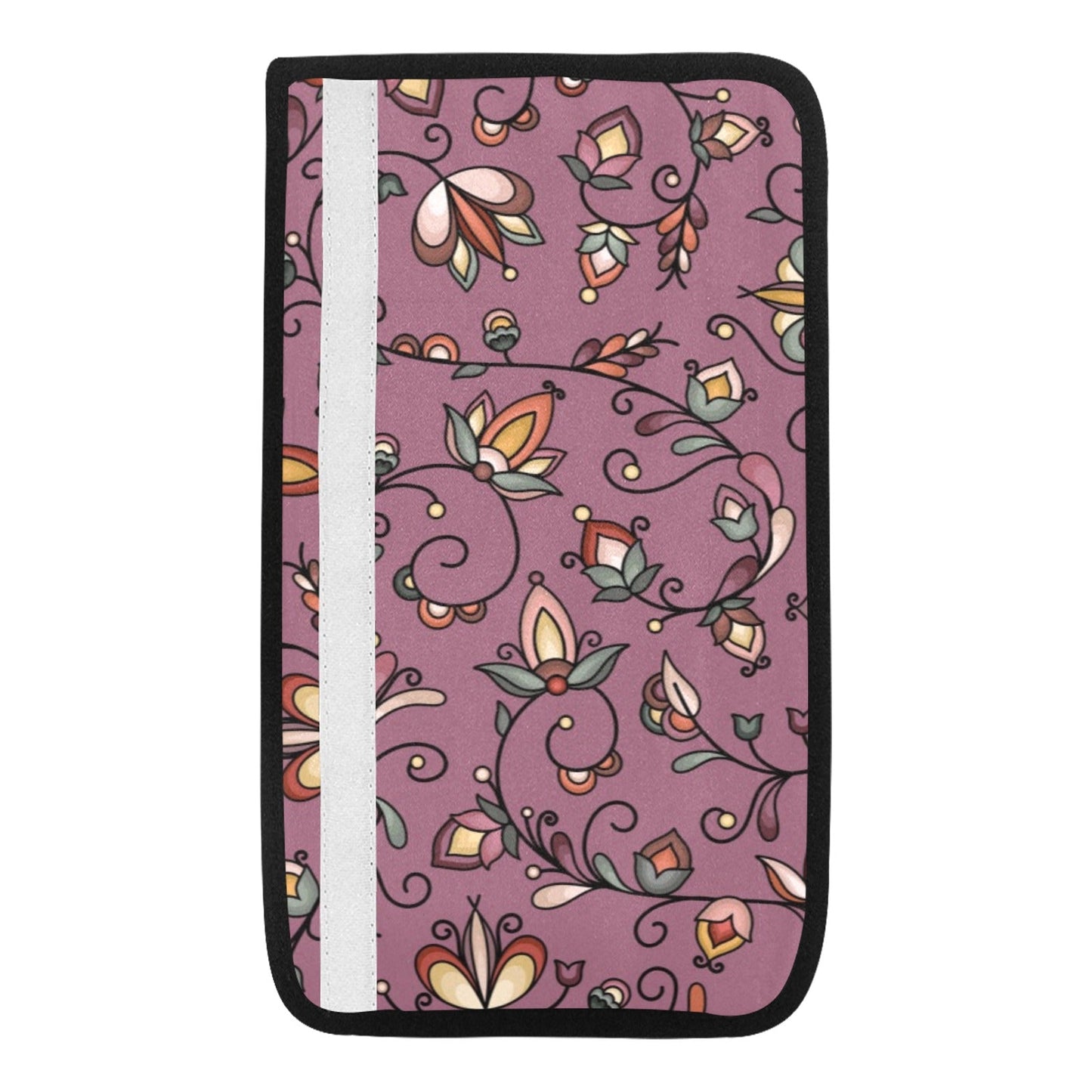 Burnt Sky Petals Magenta Seat Belt Cover