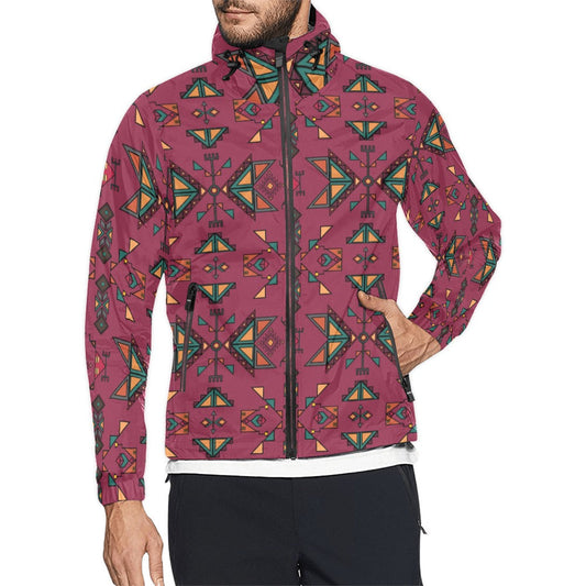 Arrow Dawn Maroon Men's Windbreaker
